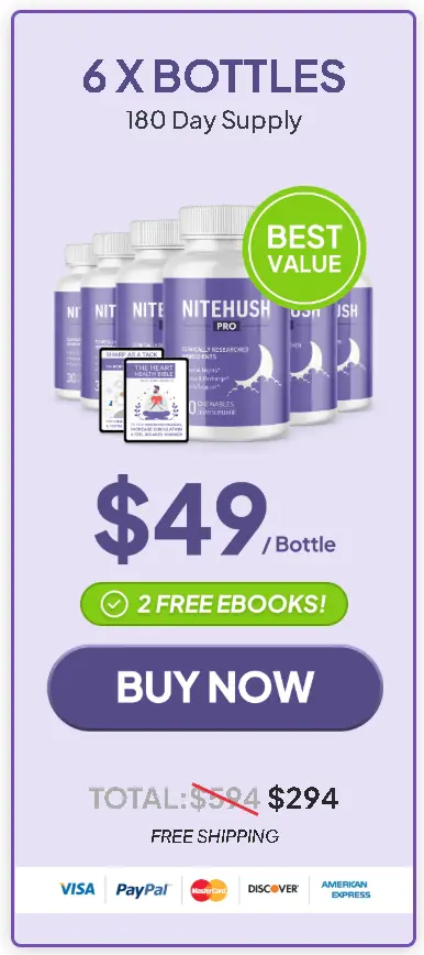NiteHush Pro buy 6 bottle