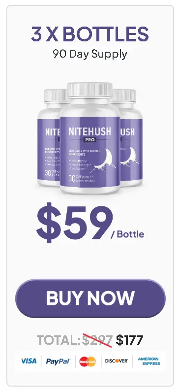 NiteHush Pro buy 3 bottle